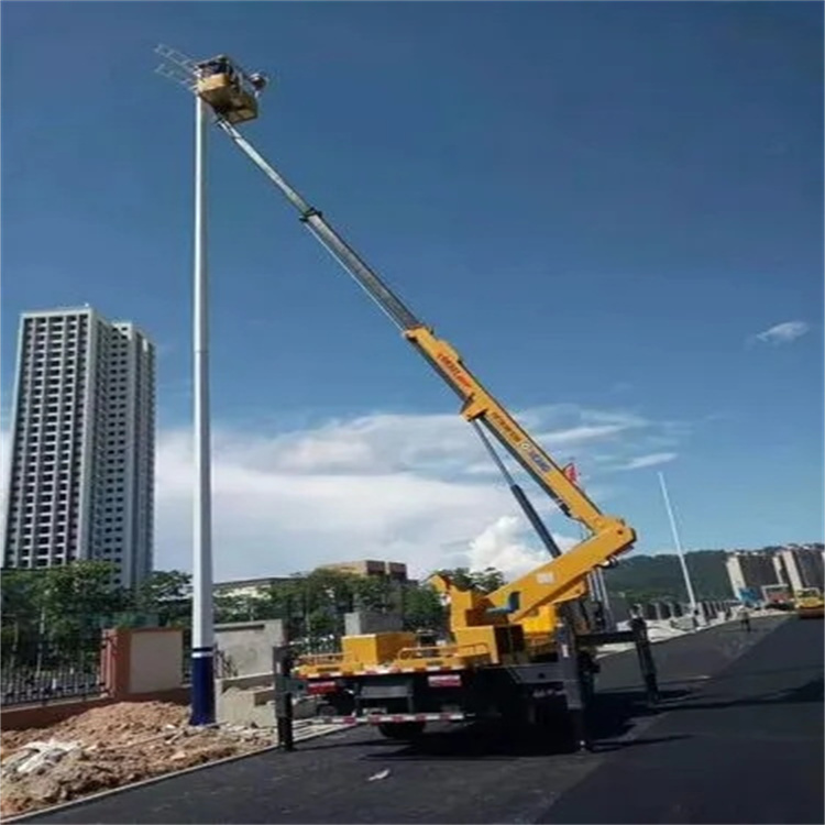 郫县维修路灯的曲臂升降车出租